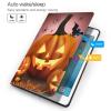 Halloween Day Happy Pumpkin Printed Tablet Case for Ipad Air3 10.5"/Ipad Pro 10.5", Pu Leather Non-Slip Tablet Cases Shockproof Stand Cover with Auto Sleep/Wake Cover view 3