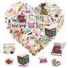 50 Pack Pcs Book Lover Stickers for Water Bottles Waterproof Vinyl Laptop Luggage Scrapbooking Books Vintage Sticker Packs Bulk Set Adults Teens Women Kids Aesthetic Small Decals view 1