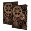 Gears Bronze Century Printed Tablet Case for Ipad Air3 10.5"/Ipad Pro 10.5", Pu Leather Non-Slip Tablet Cases Shockproof Stand Cover with Auto Sleep/Wake Cover view 1