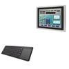 BoxWave Keyboard Compatible with AIS HMI-TCND0U-12AC - MediaOne Keyboard with TouchPad, USB Fullsize PC Wireless TrackPad - Jet Black view 1