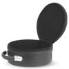 33RD DEGREE SCOTTISH RITE CROWN CAP CASE -IMITATION BLACK LEATHER MACHINE EMBROIDERYL LOGO view 2