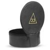 33RD DEGREE SCOTTISH RITE CROWN CAP CASE -IMITATION BLACK LEATHER MACHINE EMBROIDERYL LOGO view 4