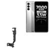BoxWave Car Mount Compatible with Tecno Pova 3 - Rearview Mirror Car Mount, Rear View Mirror Adjustable GPS Car Mount - Jet Black view 1