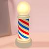 minkissy Barber Signs Pole Light Small Barber Light Pole Shop Supply Emblems Plastic White 20CM (No Batteries Included) view 3