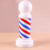 minkissy Barber Signs Pole Light Small Barber Light Pole Shop Supply Emblems Plastic White 20CM (No Batteries Included) view 4