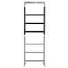 MVP Disc Sports Disc Station Disc Storage Rack Add-On (3 Shelf Extension/Black) view 4