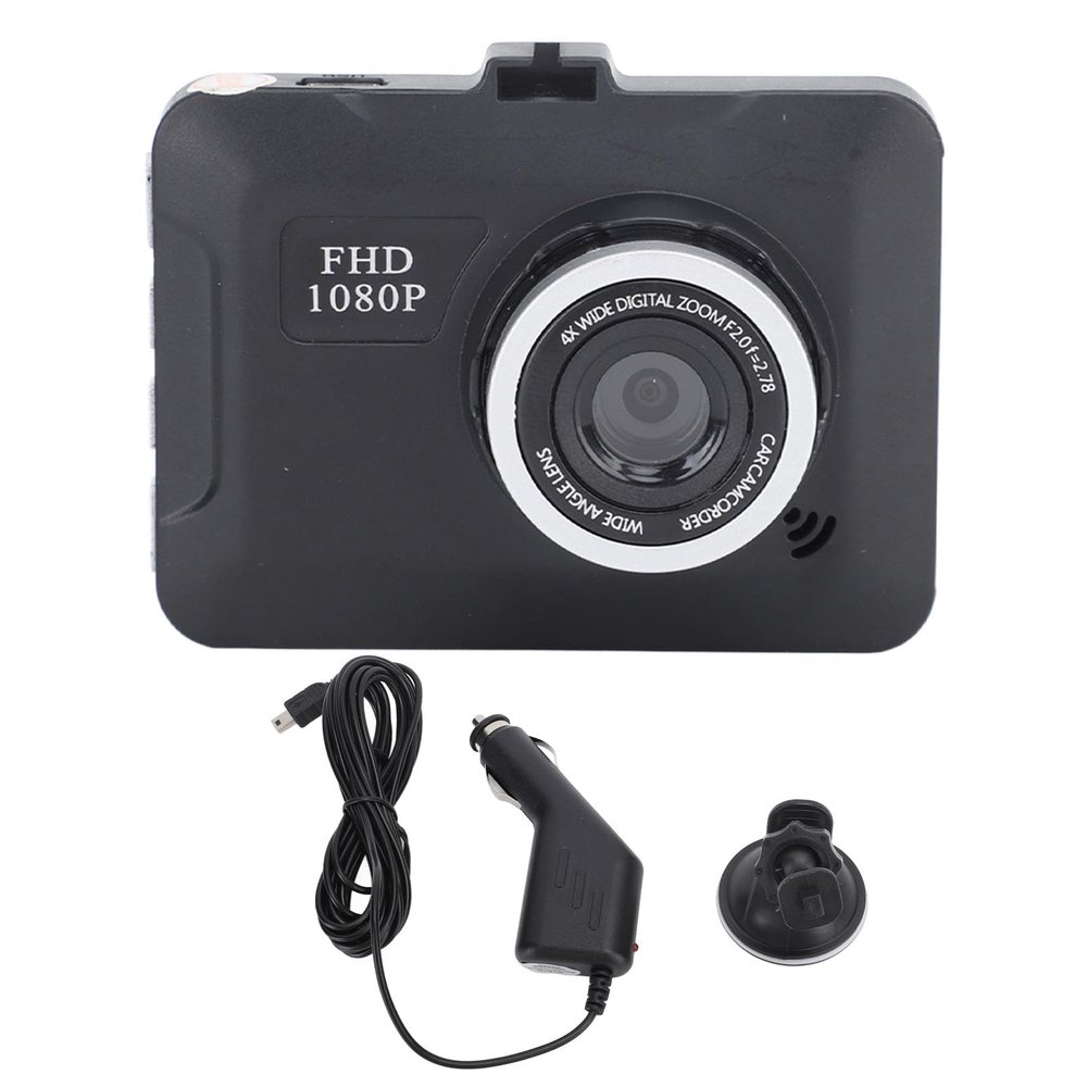 Cryfokt Cam, 2.2inch Screen Car Camera Front Rear with Night, 1080P HD Mini Dashcams Sensing, 32G Card, Car Camera for Parking MonitorRecording