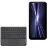 BoxWave Keyboard Compatible with Energizer Ultimate U608s - SlimKeys Bluetooth Keyboard with Trackpad, Portable Slim TouchPad - Jet Black view 1