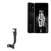 BoxWave Car Mount Compatible with Infinix Note 12 Pro 5G - Rearview Mirror Car Mount, Rear View Mirror Adjustable GPS Car Mount - Jet Black view 1