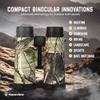 10X42 Compact Binoculars for Adults - Long Distance, High Powered Binoculars with Travel Case - Extra Bright Light & Large Field of View - Lightweight, Water & Fog Proof, Hunting, Bird Watching view 3