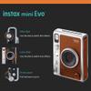 Fujifilm Instax Mini EVO Hybrid Brown Instant Camera Bundle with Case Compatible with Fujifilm Instax Mini EVO + Fujifilm Instax Mini Twin Pack Instant Film (16437396) view 3