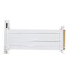 PCIE 4.0 16x Shielded Riser Cable with 90 Degree Socket, GPU Extension Card for 40 and RX 7000 Series, 128Gbps Transfer Rate (20cm) (White) view 1