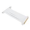 PCIE 4.0 16x Shielded Riser Cable with 90 Degree Socket, GPU Extension Card for 40 and RX 7000 Series, 128Gbps Transfer Rate (20cm) (White) view 2