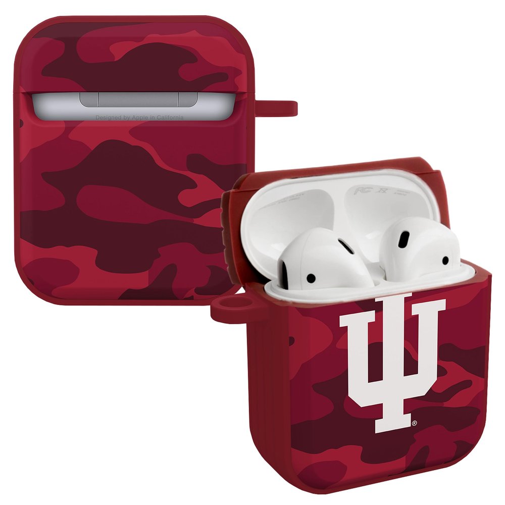 Affinity Bands Indiana Hoosiers HDX Case Cover Compatible with Apple AirPods Gen 1 & 2 (Camo)