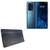 BoxWave Keyboard Compatible with Meizu 18s Pro - SlimKeys Bluetooth Keyboard, Portable Thin with Chiclet-Style Keys - Jet Black view 1