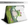 Cute Funny Frog Doing Yoga Printed Tablet Case for Ipad 7th Generation 10.2", Pu Leather Non-Slip Tablet Cases Shockproof Stand Cover with Auto Sleep/Wake Cover view 2