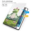 Cute Funny Frog Doing Yoga Printed Tablet Case for Ipad 7th Generation 10.2", Pu Leather Non-Slip Tablet Cases Shockproof Stand Cover with Auto Sleep/Wake Cover view 3