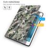 Abstract Camouflage Printed Tablet Case for Ipad 7th Generation 10.2", Pu Leather Non-Slip Tablet Cases Shockproof Stand Cover with Auto Sleep/Wake Cover view 3