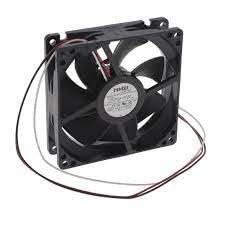 09225SA-24N-ET-D0, DC Axial Fan, 92x92x25mm, 24VDC, 51.2CFM, Flange Mount, Ball, 3-Lead Wires, Tach