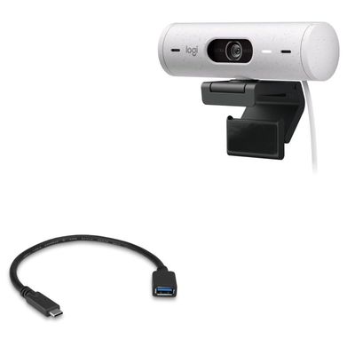 BoxWave Cable Compatible with Logitech Brio 500 - USB Expansion Adapter, Add USB Connected Hardware to Your Phone