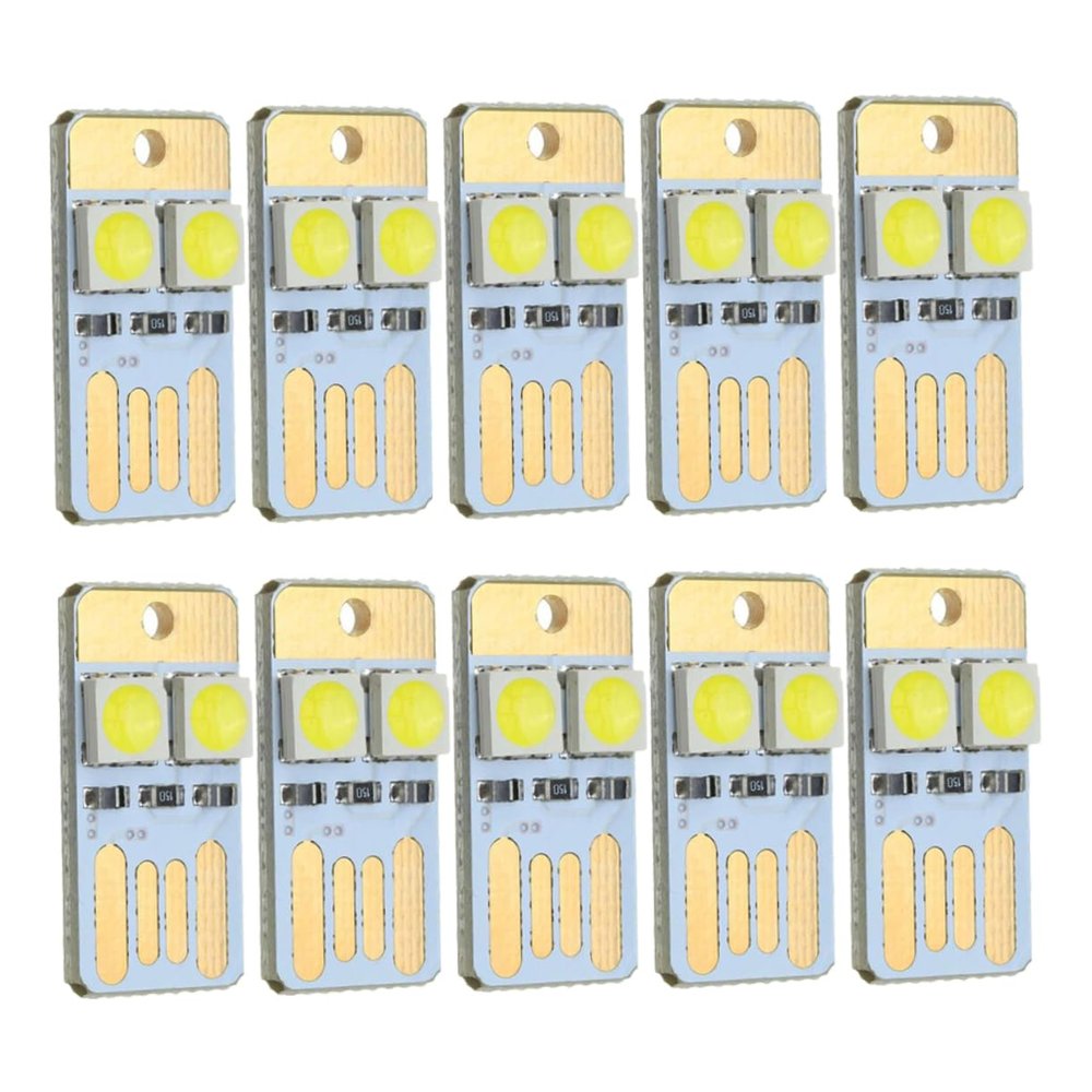 DOITOOL Mini Led Night Light Powered Double-Sided Pluggable Energy-efficient for Desk Camping and Laptop Use