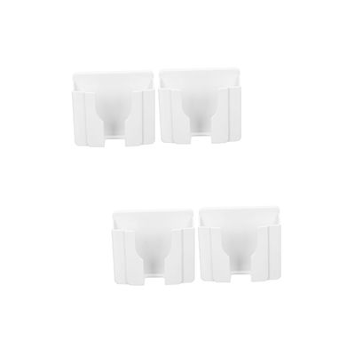 OSALADI 2sets Shower Phone Holder Phone Mount for Kitchen Bathroom Adhesive Wall Organizer Space Saving 2pcs*2