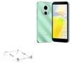 BoxWave Stand and Mount Compatible with Doogee X97 - Pocket Aluminum Stand 3-in-1, Portable Multi Angle Viewing Riser - Metallic Silver view 1