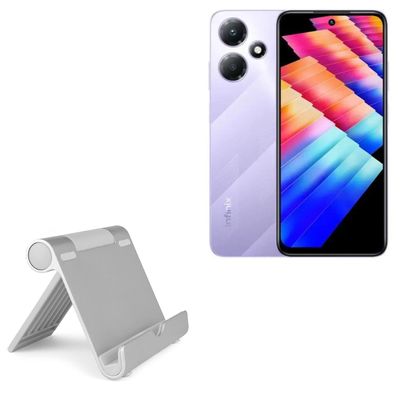 BoxWave Stand and Mount Compatible with Infinix Hot 30 Play NFC - VersaView Aluminum Stand, Portable, Multi Angle Viewing Sturdy