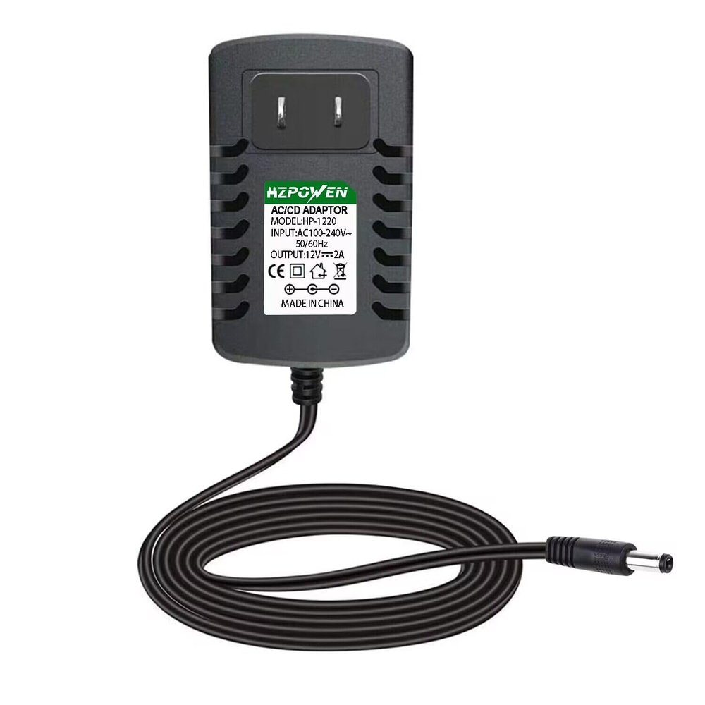 12V 2A Printer Charger AD-E001 Compatible with Brother P-Touch Edge Label Maker PT-D400 PT-D600 PT-E300 PT-E500