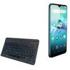 BoxWave Keyboard Compatible with Allview Soul X7 Style - SlimKeys Bluetooth Keyboard - with Backlight, Portable Slim LED 7 Colors - Jet Black view 1