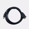 DOP-DVP for Touch Panel DOP Series, A Series, B Series Connecting DVP Series PLC Communication Cable, Touch Panel - PLC Interconnection Cable Black 3 Meters view 1