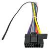 Wire Harness Power Cable Compatible Replacement for Sony Car Radio CDX-GT57UPW DSX-M55BT DSX-M80 DXS-M5511BT MEX-N4300BT MEX-N4380BT MEX-N5000BT MEX-N5100BT MEX-N5200BT MEX-N5300BT view 2