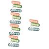 Uonlytech 15pcs Cable Organizer Clips Cable Storage Holder Wire Management for Desktop Electric Wire Clamps for Surfaces view 1