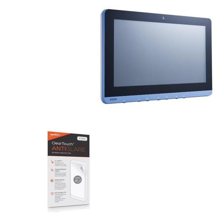 BoxWave Screen Protector Compatible with Advantech POC-W152 - ClearTouch Anti-Glare (2-Pack), Anti-Fingerprint Matte Film Skin