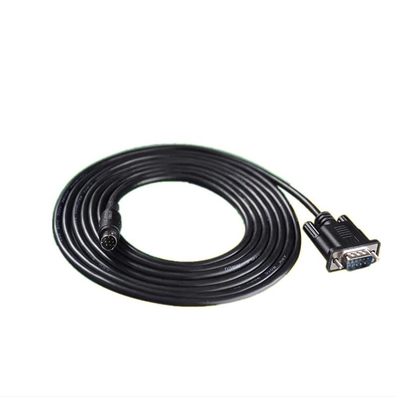 Applicable PWS5610-FX FX Series Connectivity Touch Screen PWS5610 Series PLC Communication Cable Black 5 Meters