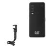 BoxWave Car Mount Compatible with CAT S75 - Rearview Mirror Car Mount, Rear View Mirror Adjustable GPS Car Mount - Jet Black view 1