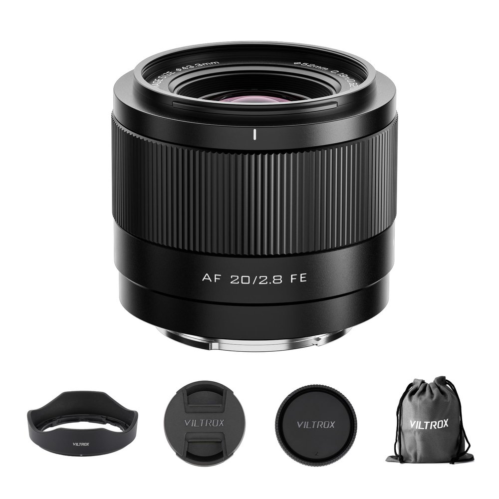 Viltrox AF 20mm F2.8 Full Frame Lens for Sony E-Mount, STM Focus Motor Ultra Wide Angle Prime Lens for Sony Camera a7 a7II a7III a7IV a7R a7RII a7RIII a7RIV a7RV a7S a7SII a7SIII a1 ZV-E1