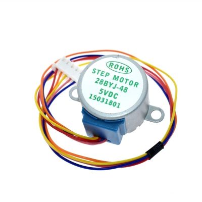 FFIME Electronic Starter 28BYJ-48-5V Stepper Electronic Starter, 28BYJ-48-12V 1/64 Step Electronic Starter, DC 5V 12V 4-Phase 5-Wire Gear Electronic Starter Mute Large Torque (Size : Voltage 5V)