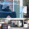 Video Door Phone Apartment Intercom System,Wireless 10 Inch Touch Monitor with Wired 1080P Doorbell,Supporting Fingerprint,RFID Card,Password for Home Tuya,32G view 3