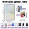 Riosin 108 Pockets Mini Album Compatible with Fujifilm Instax Mini film, Suitable for Instax Mini 12/11/7+/9/Evo/Link 2, 2x3"Photo Album for Canon ivy 2 Kpop Photocard (Magic Silver) view 2