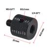 BGNing Aluminum Camera Screw Adapter Thread Reinforce Camera Conversion Screw Adapter 1/4 to 3/8 M5 M6 M8 M10 Male to Female for Monopod Tripod Ball Lights Bike Mount (M5 Male to 1 4 F) view 2