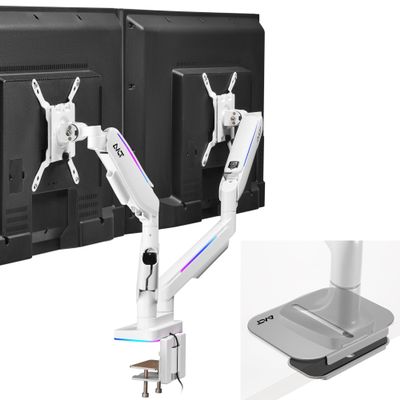 AVLT Dual RGB Monitor Arm and Reinforcement Plate