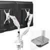AVLT Dual RGB Monitor Arm and Reinforcement Plate view 1