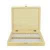 Microscope Accessories Kit 25/50/100pcs Microscope Slides Box Portable Rectangle Holder Case Microscope Slides (Color : 100PCS) view 1
