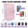 Riosin 108 Pockets Mini Album Compatible with Fujifilm Instax Mini film, Suitable for Instax Mini 12/11/7+/9/Evo/Link 2,2x3"Photo Album for Canon Ivy 2 Printer Kpop Photocard(Magic Pink) view 2