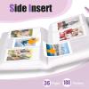 Riosin 108 Pockets Mini Album Compatible with Fujifilm Instax Mini film, Suitable for Instax Mini 12/11/7+/9/Evo/Link 2,2x3"Photo Album for Canon Ivy 2 Printer Kpop Photocard(Magic Pink) view 4