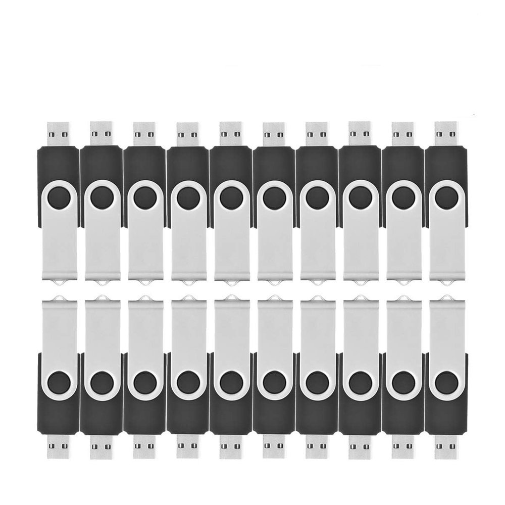 Wholesale,Bulk,Lot Mix-PCS Black USB Flash Drives 2.0 Memory Stick Storage Data Thumb Pen Fold U Disk Gift (20PCS - 32GB)