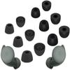 A-Focus [6 Pairs] Pixel Buds A-Series  Memory Foam & Silicone  Ear Tips, Soft Replacement Comfortable Earbuds Eartips Gel Compatible with Google Pixel Buds A-Series 532534 Black view 1