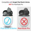 A-Focus [6 Pairs] Pixel Buds A-Series  Memory Foam & Silicone  Ear Tips, Soft Replacement Comfortable Earbuds Eartips Gel Compatible with Google Pixel Buds A-Series 532534 Black view 2