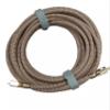 HDMI High Definition Cable 4K Thickened Tiger Stripe Computer TV Projector Connection Cable for Long Distance High Definition HDMI Signal Transmission Yellow 15 Meters view 1